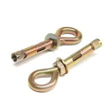 Анкерный болт Steelrex, с кольцом, оцинкованный, 8x45 мм, 3 шт