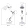 Board lamp N-123-E27-40W-W white