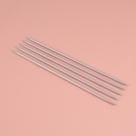Knitting knitting needles, stitching, with Teflon coating, D = 4 mm, 20 cm, 5 pcs