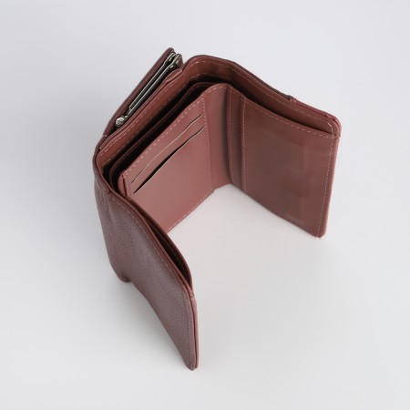 Women's wallet on a magnet, powder color-4