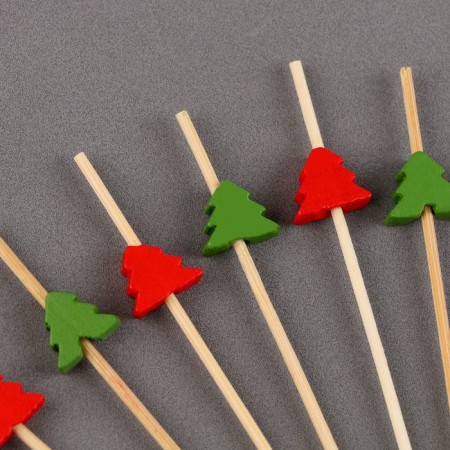 Skewers "Christmas trees", in a set of 12 pcs.-1