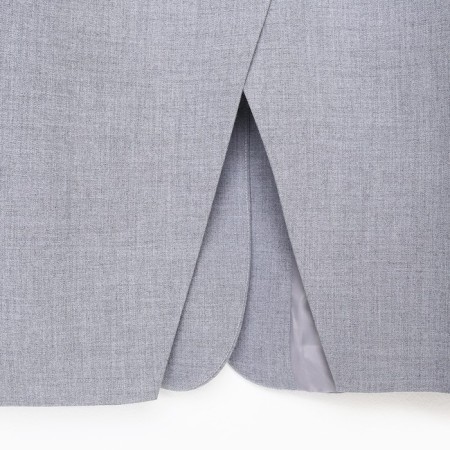 Women's jacket with a cut on the back of MIST size L-XL, color gray-11