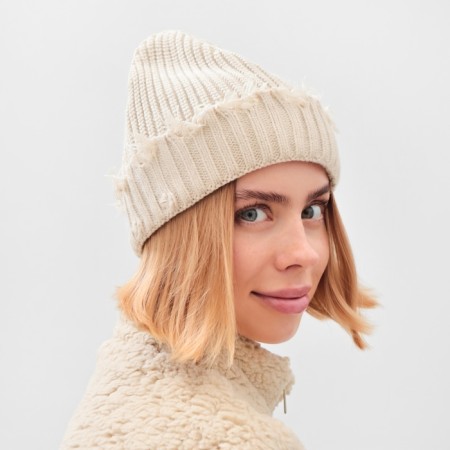 Women's hat minku, milk color, rr 56-58-1