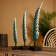 Interior decor "Leaves" Albezia (set 3 pcs) 60.50 and 40 cm
