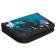 Penal 3 sections, tab inside, 140 x 210 x 40 mm, fabric, calligrata top Block "Football Anime"