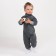 Combineson collar-stand, gray color, height 86-92 cm