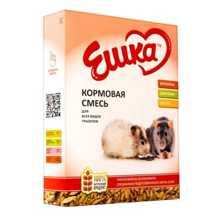 The fodder mixture "Eshka" for all types of rodents, 450 g
