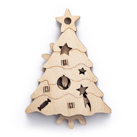 Designer Wooden-Antistress Drovo "New Year tree"-1