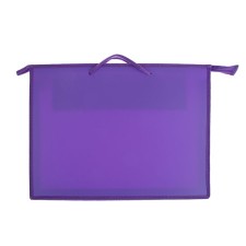 Folder for drawings and drawings A3, 420 x 343 x 50 mm, 0.9 mm, with handles, plastic, lightning from above, inside pocket, 