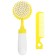 A set of combing a rattle of "lion", 2 items: comb with teeth + brush