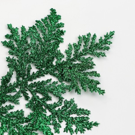 Decorative twig "amazement" in green color, 0.3 × 12 × 28 cm-1