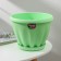 Pot for flowers with the Podon "Noble", 3.9 l, d = 22.5 cm, green color