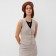 Women's vest mist, r.46, beige