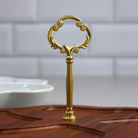 Menzhitsa "Heart", 4 pcs: 300 ml, wooden base, porcelain, Iran-5
