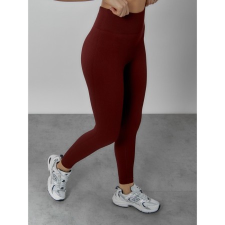 Sports suit female, size 44, burgundy color-17
