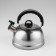 A kettle with a stainless steel whistle “family”, 1.9 liters, chrome color