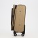 Small suitcase 20 "on lightning, code castle, with extension, beige color