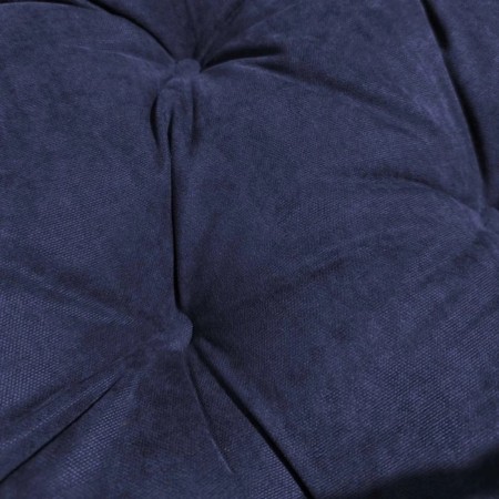 Pillow for swing "Tina", diameter 60 cm, blue color-4