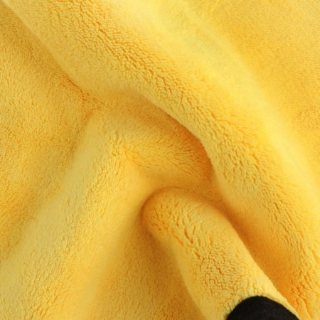 A rag for car Cartage, microfiber, 800 g/m², 30 × 20 cm, yellow-gray-3