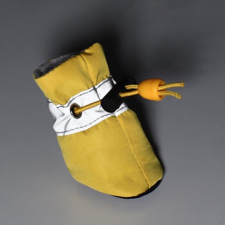 Dog boots "comfort" with weighting, set 4 pcs, size 3 (4, 5 x 3, 5 cm), yellow-6