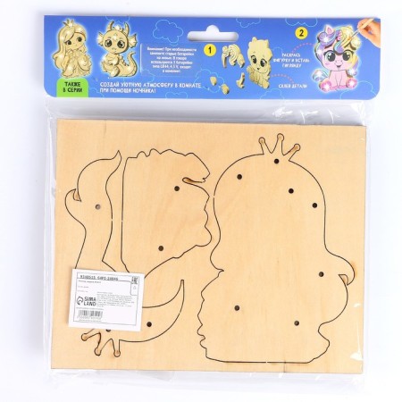 A wooden nightlight with your own hands "Princess" with application-4