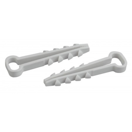 Dowel-homut for a flat cable 5-8 mm, white