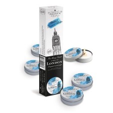 Set of 5 candles London Refill, 33 gr