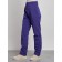 Warmed female trousers, size 50, purple color