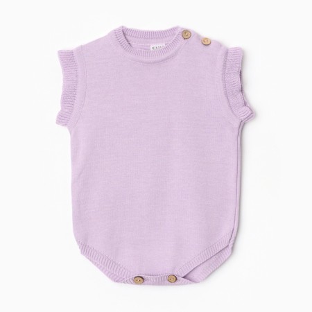 Combine Knitted Minaku, height 86-92, lavender color-3