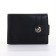 Male purse on a magnet, black color