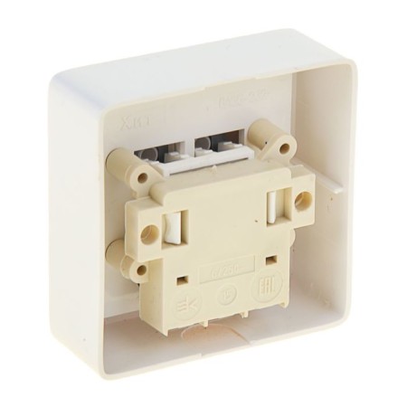 Hit switch Sche va56-232-b, 6 a, 2 keys, external, white color-1