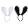 Carnival rim "bunny" with lace, mix