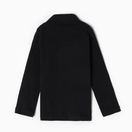 Turtleneck for a boy, black color, height 122 cm-3