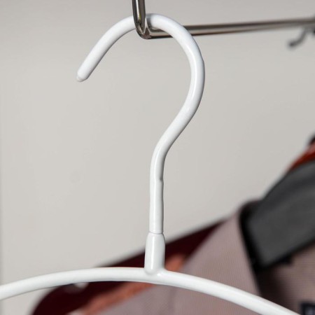 Shoulders for trousers and skirts with clamps, 26 × 25 cm, anti -slip coating, white color-1