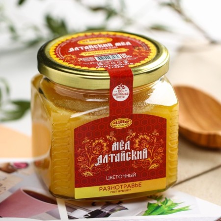 Honey Altai "Different Trade" Natural Flower, 500 g-5