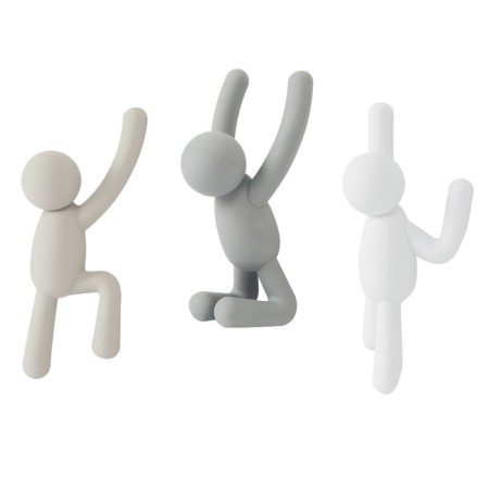 A set of hooks Umbra Buddy, 3 pcs, color gray