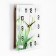 Wall watches: flowers, "snowdrops", silent, 25 x 25 cm