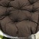 Billy swing pillow, diameter 60 cm, brown color
