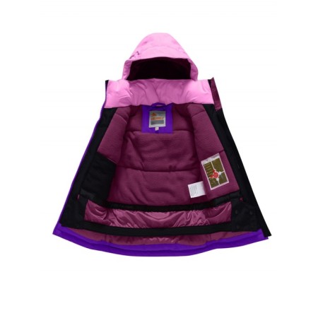 Ski costume for girls for, height 116 cm, purple color-3