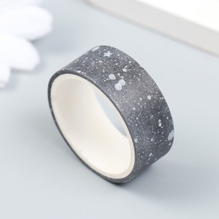 Adhesive tape paper "Ornaments" set 7 pcs width 0.5; 1.5 cm winding 2 m-1