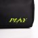 Sports bag "Play", 40x21x19 cm, lightning department, black color