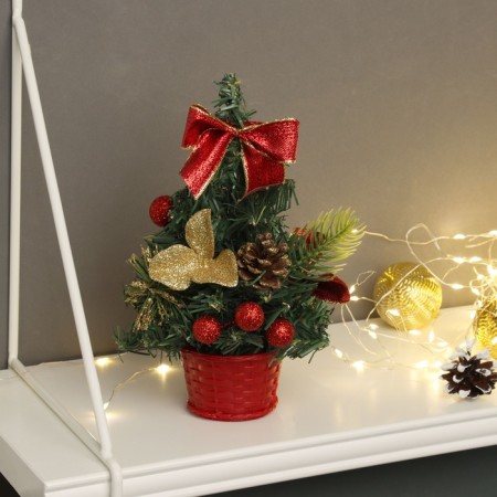 Christmas tree decor "bow" 21x11 cm