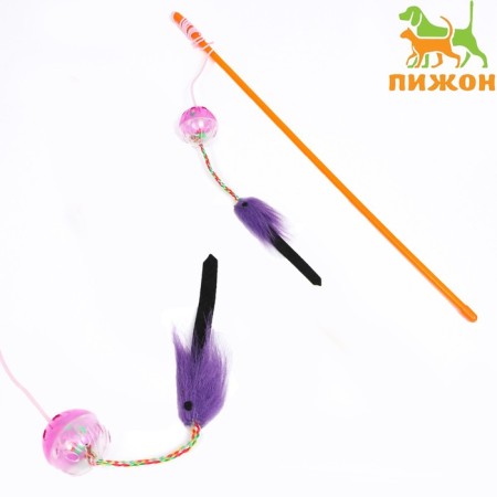 Domesticon-pound with a ball and tail, 49 cm, mix of flowers