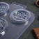 Form for chocolate and sweets Plastic "Set of Motorists", the color is transparent