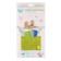 Anti-slip rubber bath, rr 34.5x76cm, light green color (with opening)