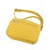Female bag, artificial leather, yellow 20x7x14 cm