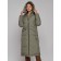 Coat insulated winter female, size 42, green color