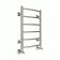 Water towel Terminus "Classic" P6, 400x600 mm, lower connection, chrome