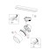 Single -phase track lamp TR16 GX53 WH under the white lamp