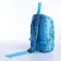 Baby backpack on lightning, 2 outer pockets, blue color